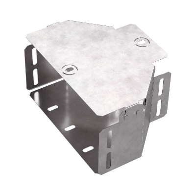 Переходник для лотка симметричный 200х100х100 с крышкой Стандарт Промрукав PR16.0475