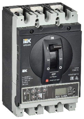 Выключатель автоматический в литом корпусе 3п G 150кА 250А расцепитель электронный продвинутый ARMAT IEK AR-MCCB-3G-150-0250A-ELPC