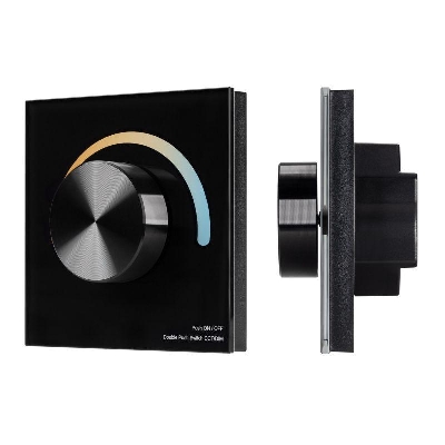 Панель SMART-P2-MIX-G-IN Black (3В Rotary 2.4G) (IP20 пластик) Arlight 033755