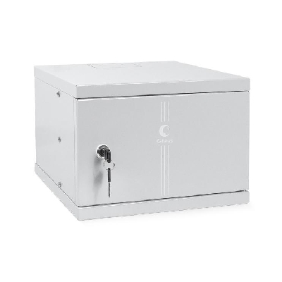 Шкаф телекоммуникационный настенный WSC-4Um 10дюйм 4U 326х300х225мм дверь метал. Cabeus 7789c