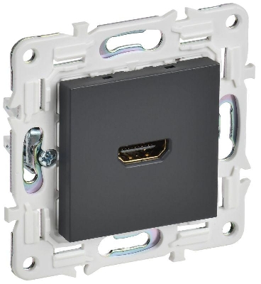 Розетка HDMI SKANDY SK-H01T титан IEK SK-H10-K48