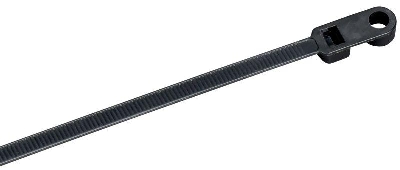 Хомут 4.8х300мм P6.6 с винтовым креплением черн. (уп.100шт) IEK UHH12-D048-300-100-K02