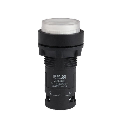 Кнопка с подсветкой OptiSignal Compact D22 С7-PL-M110 бел. 1НО 230В AC XB7NW31M1 КЭАЗ 362099