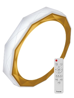 Светильник светодиодный PREMIUM SIESTA 75Вт 230В 3000-6500К 6000лм IP40 525х88мм настенно-потолочный управляемый с пультом ДУ КОСМОС KSSies75W