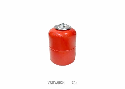 Бак расширительный вертикальный RV 24л красн. (48шт/пал) VALFEX VF.RV.0024