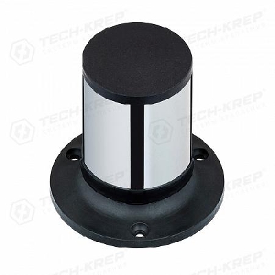 Ножка круглая регулируемая сверху d50х80мм метал. хром Tech-Krep/Zitar 148550