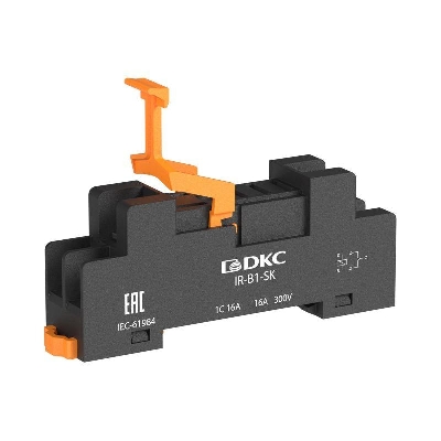 Колодка с винтовыми клеммами низкопрофильная для реле IR на 1 группу контактов DKC IR-B1-SK