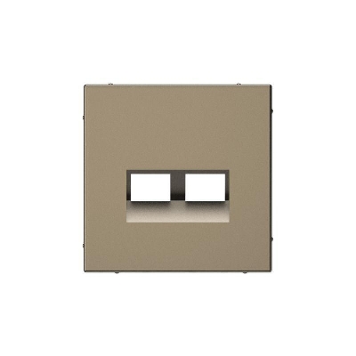 Накладка двойная ArtGallery для информационных функций типа Keystone мокко SE GAL000690