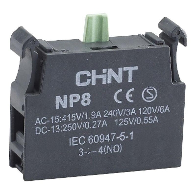 Блок контактный 1НО для NP8 (R) CHINT 669998