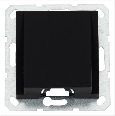 Вывод кабеля механизм черн. матов. soft touch Jasmart G8210PB