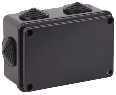 Коробка распаячная для ОП 120х80х50мм УХЛ1 черн. Ruvinil 67051Ч