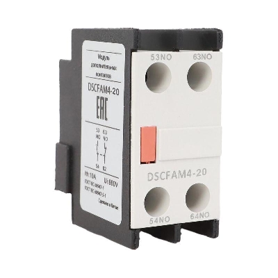 Контакт дополнительный фронтального монтажа для контакторов D DSC115-800 2НО DKC DSCFAM4-20