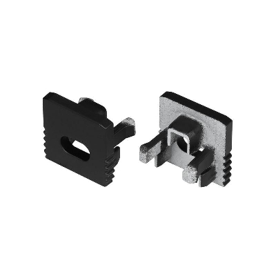 Заглушка SL-MINI-10 BLACK с отверстием пластик (комплект) Arlight 049415