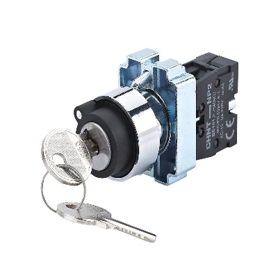 Переключатель NP2-BG21 2 положения фиксацией 1НО IP40 (R) CHINT 573986