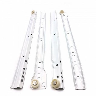 Комплект роликовых направляющих 450мм бел. (уп.1шт) Tech-Krep/Zitar 130864