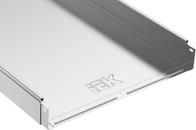 Лоток листовой неперфорир. 500х80 L3000 сталь 1.2мм IEK CLN10-080-500-3