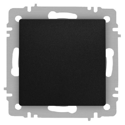 Кнопка Accent 6-109-05 10А-250В IP20 СУ антрацит Intro Б0063612