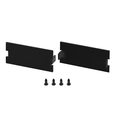 Заглушка FLOOR60 BLACK глухая алюм. (комплект) Arlight 046419