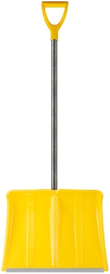 Лопата для уборки снега "Гардения Монблан" 500х375х1340мм стеклопластик. черенок; пластик. 68109