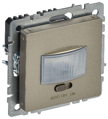 Датчик движения BRITE ДС10-1-БрШ механизм шампань IEK BR-MS10-N-150-05-K37