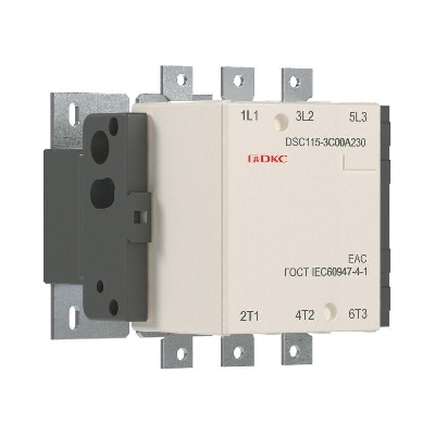 Контактор магнитный DSC115-3C00A230 115А 55кВт (AC3) 220В AC YON DSC115-3C00A230