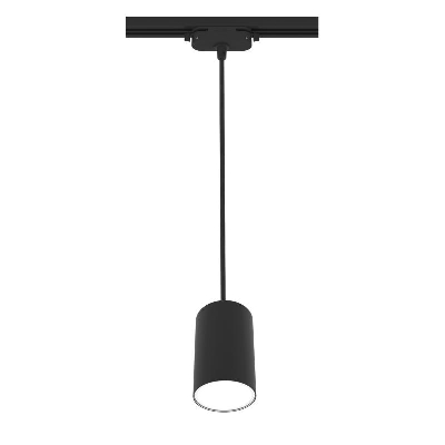 Светильник трековый подвес ARTLINE 55х55х100мм GU10 230В алюм. 2.6кв.м черн.н. Ritter 59928 3