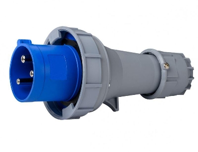 Вилка переносная 2Р+РЕ 63А 220В IP67 ВП-103 DEKraft 26108DEK