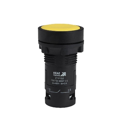 Кнопка OptiSignal Compact D22 С7-P-510 желт. 1НО XB7NA51 КЭАЗ 362034