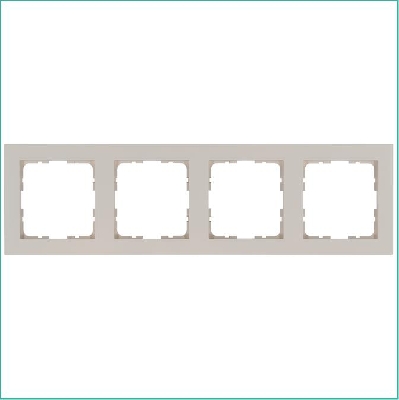 Рамка 4-м G-Classic тауп Jasmart G1004T