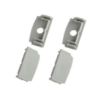 Набор заглушек 6114-3 для профиля 6114 2шт глухие 2шт с отверстием Эра Б0062815