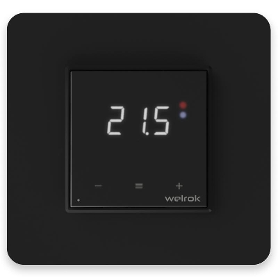 Терморегулятор для теплого пола с Wi-Fi оz bk Welrok 4660251140601