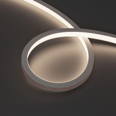 Лента светодиодная MOONLIGHT-TOP-X320-13х12mm 24V Day 4000К 5Вт/м IP67 sauna wire x2 вывод вниз герметичная (уп.15м) Arlight 051131