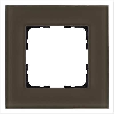 Рамка 1-м G-Glass стекло каперсовый Jasmart G1001GT