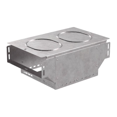 Ответвитель Т-образный вертикальный 300х100 с крышкой стандарт Промрукав PR16.0967