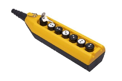 Пульт управления PV7AC20B444 7-ми кнопочный с ключом 2 скорости EMAS PV7AC20B444