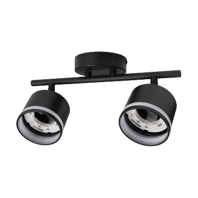 Светильник PCL-0702 max 20Вт (каждая лампа) 2xGX53 IP20 230В BL настен./потолочн. декор. под лампу JazzWay 5066809