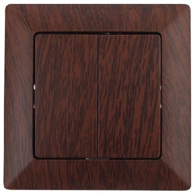 Выключатель 2-кл. СП Solo 4-104-10 10А 250В IP20 венге Intro Б0053591