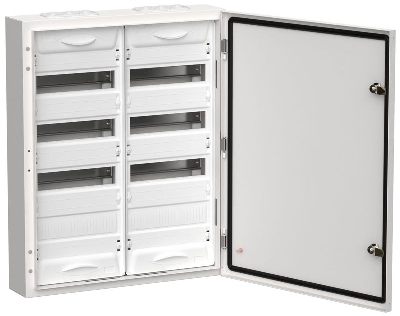 Корпус ЩРн-96 (2х48) TITAN 5 710х570х140 IP54 одна дверь метал. бел. IEK TI5-50-N-2X048-54