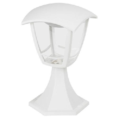 Светильник светодиодный садово-парковый ДТУ 07-8-001 Валенсия 8Вт 3000К IP44 4 гранный напольный бел. Эра Б0064284