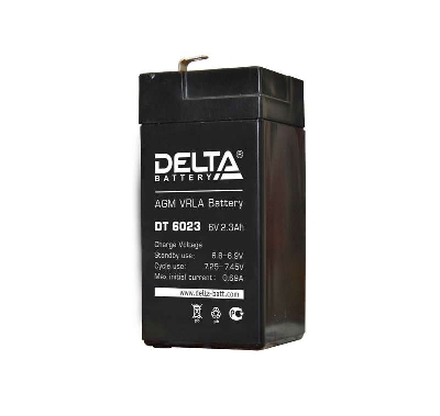 Аккумулятор ОПС 6В 2.3А.ч Delta DT 6023