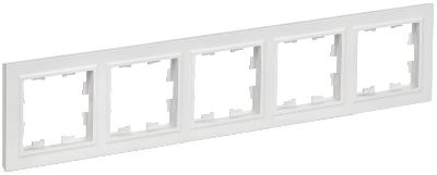 Рамка 5-м BRITE РУ-5-БрАБ арктич. бел. IEK BR-M52-K91