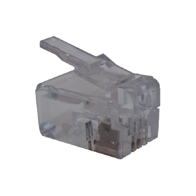 Коннектор 4P4C (RJ-11) (уп.100шт) SUPRLAN 10-0229