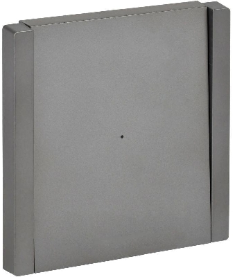 Выключатель 1-кл. СП FORTE&PIANO 10А FP502 с индикацией сталь IEK FP-V10-1-10-1-K46