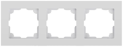 Рамка 3-м СП Accent 6-503-01 бел. Intro Б0063737