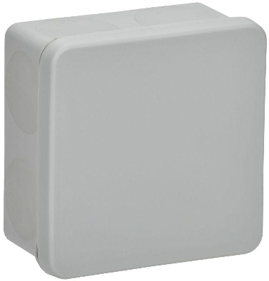 Коробка распаячная ОП КМ42435 80х80х40мм IP67 8 вводов сер. IEK UKO21-080-080-040-K41-66