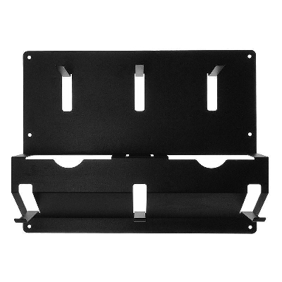 Держатель для угловых шлифмашинок и отрезных дисков настенный с крючками черн. Rexant 38-0665