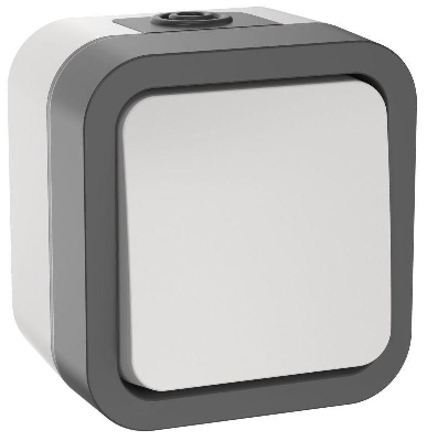 Выключатель 1-кл. 2п ОП TORS TS211 10А IP55 бел. IEK TS-V16-0-10-55-K41