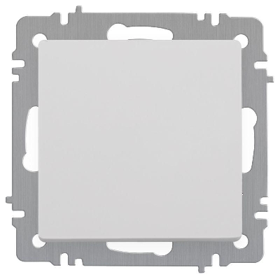 Выключатель 1-кл. СП Accent 6-101-01 10А IP20 250В AL/CU бел. Intro Б0063469