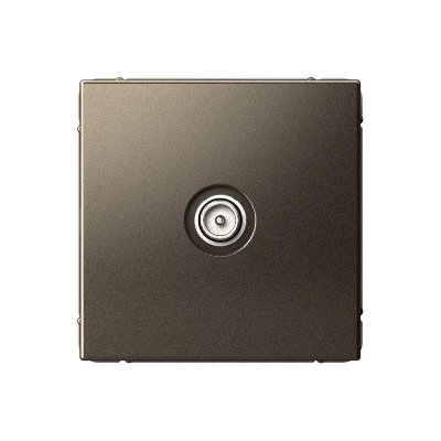 Розетка телевизионная проходная TV ArtGallery 4дБ механизм мокко SE GAL000692