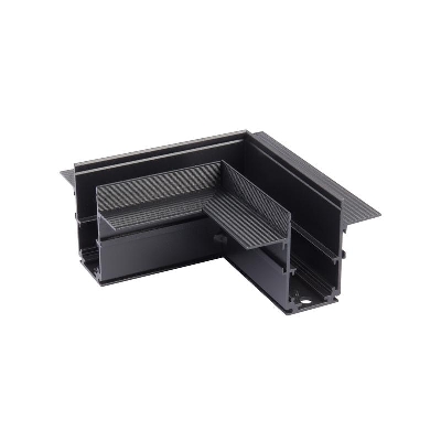 Коннектор угловой горизонт. 100х100мм для шинопровода скрытой установки Vitaluce VT0200028-01